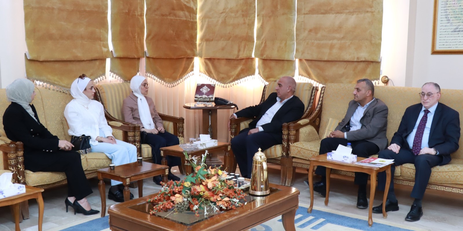  وفد من شركة GFA الألمانية للاستشارات يزور جامعة الحسين بن طلال